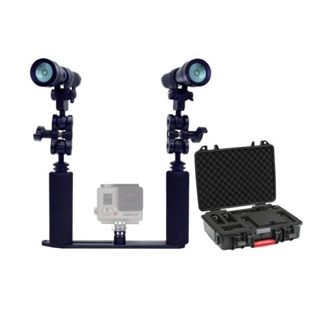 GoPro Tray Kit Set : 2x AL2600XWP II black BIGBLUE