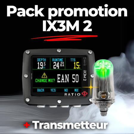 Pack promo Ratio IX3M2 PRO avec transmetteur de pression
