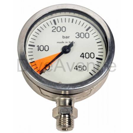 Diving manometer capsule 0-450bar submersible diameter 63mm