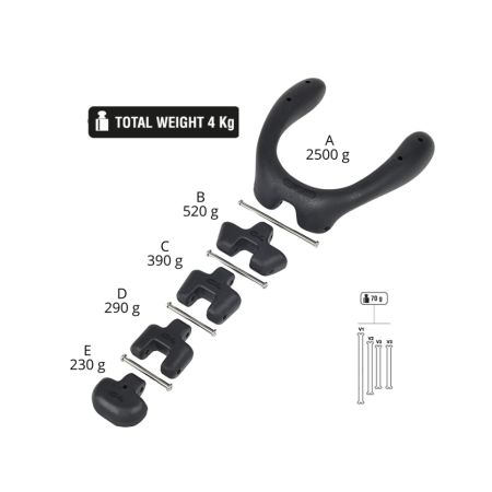 C4 neck DYNO lead 4 kg