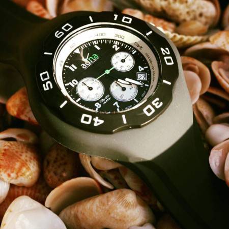 ADNA Watch CHRONO 51 Black 100m waterproof