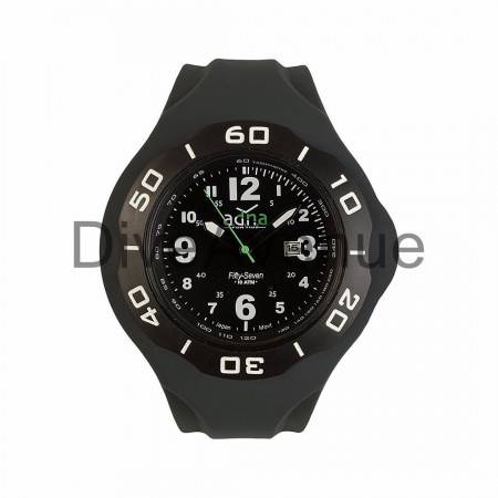 Montre ADNA XXL 57 Black étanche à 100m