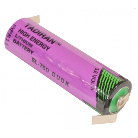 TADIRAN 3.6V Lithium AA  cell weldable