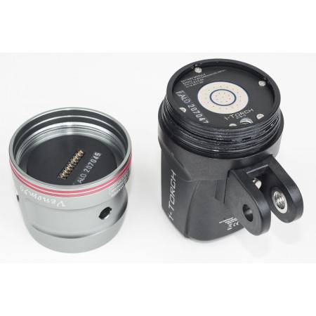 Head only for I-Torch Venom 50 - 5000Lm at 120°+ red LED + UV