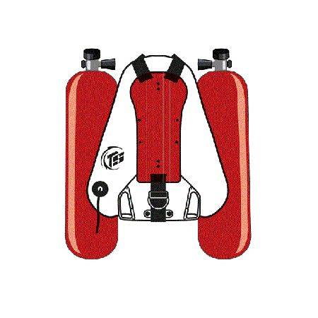 Harnais sidemount TODDY STYLE TS C Cordura Ultralight