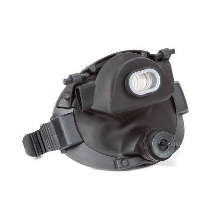 Mouthpiece assembly with compensated regulator for M48 mask